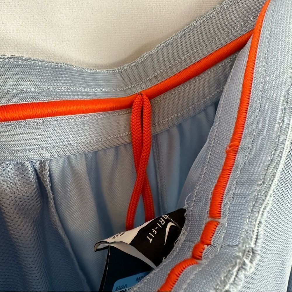 NWT Nike Men’s Kevin Durant KD Light Blue & Gray Dri-Fit Basketball Shorts M - Picture 7 of 15